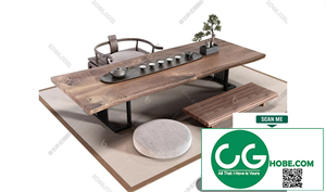Tea Room 50 3D Model